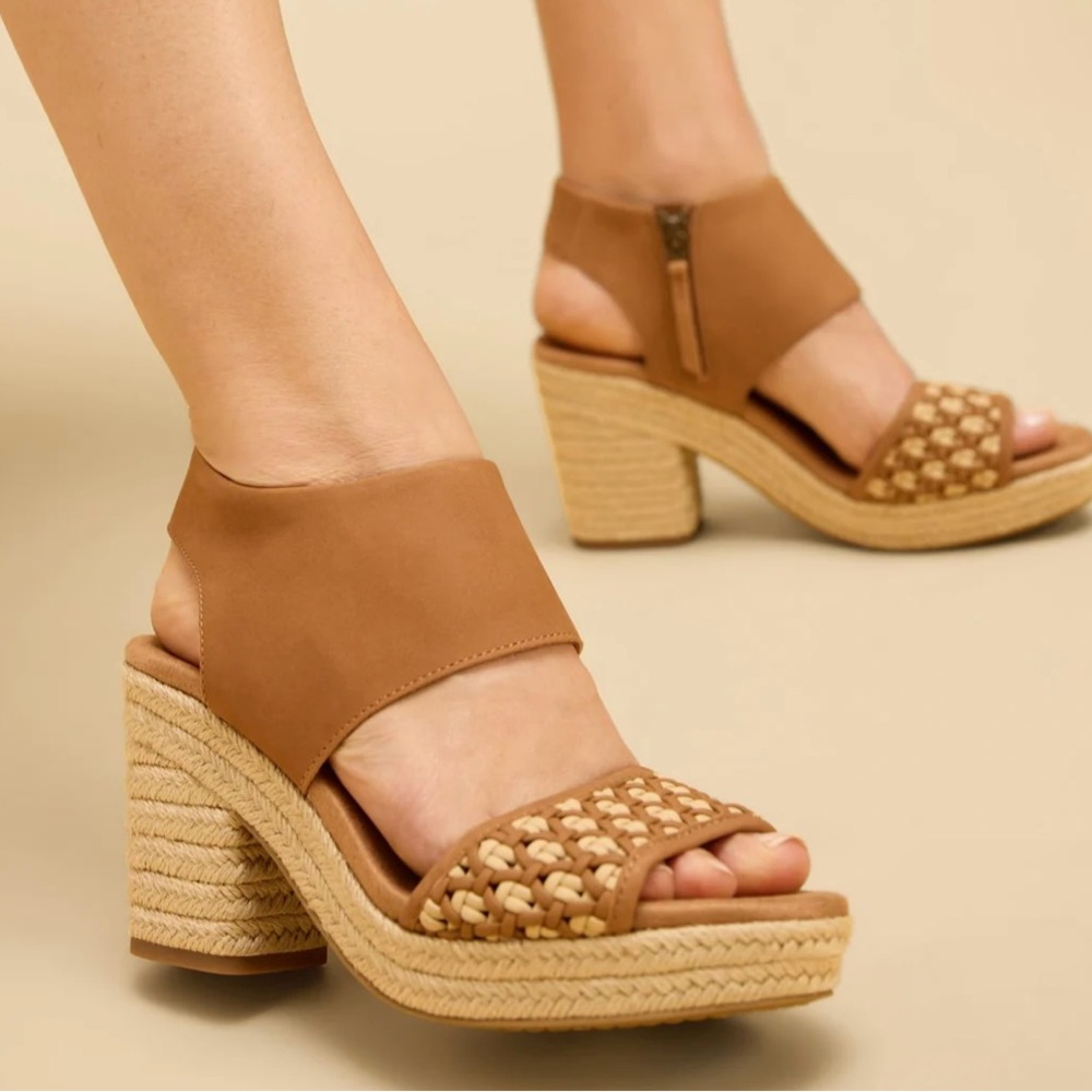 Toms Majorca Rope Platform Sandal
